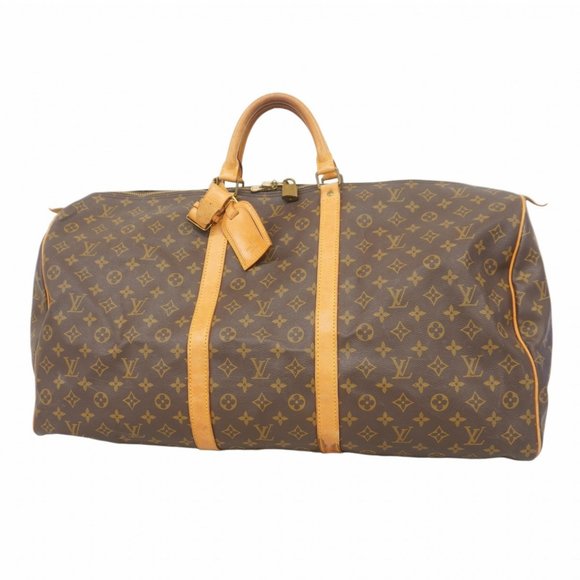 LOUIS VUITTON Brown Monogram Keepall 60 Boston Bag - Picture 1 of 13
